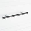 5-1/16" Anberlin Two Tone Cabinet Pull Matte Black - Polished Chrome, , large image number 5