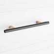5-1/16" Anberlin Two Tone Cabinet Pull Matte Black - Champagne Bronze, , large image number 5
