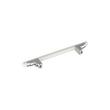 5-1/16" Anberlin Two Tone Cabinet Pull Matte White - Polished Chrome, , large image number 3