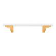 Anberlin Two Tone Cabinet Pull Matte White, , large image number 7
