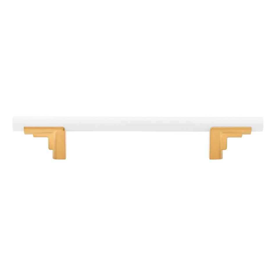 Anberlin Two Tone Cabinet Pull Matte White, , large image number 7