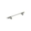 5-1/16" Anberlin Two Tone Cabinet Pull Matte White - Satin Nickel, , large image number 2