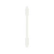 5-1/16" Anberlin Two Tone Cabinet Pull Matte White - Satin Nickel, , large image number 1