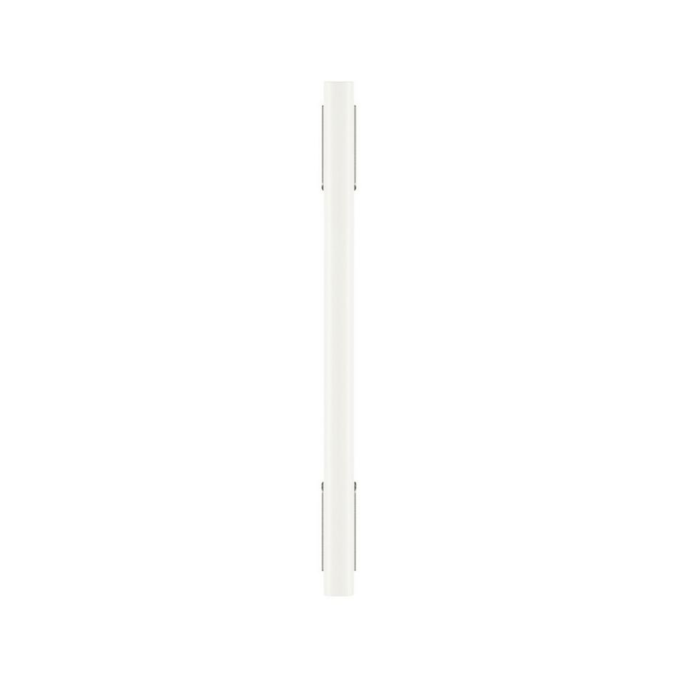 5-1/16" Anberlin Two Tone Cabinet Pull Matte White - Satin Nickel, , large image number 1
