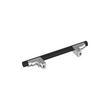 3-3/4" Anberlin Two Tone Cabinet Pull Matte Black - Polished Chrome, , large image number 3