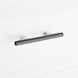 3-3/4" Anberlin Two Tone Cabinet Pull Matte Black - Polished Chrome, , large image number 5