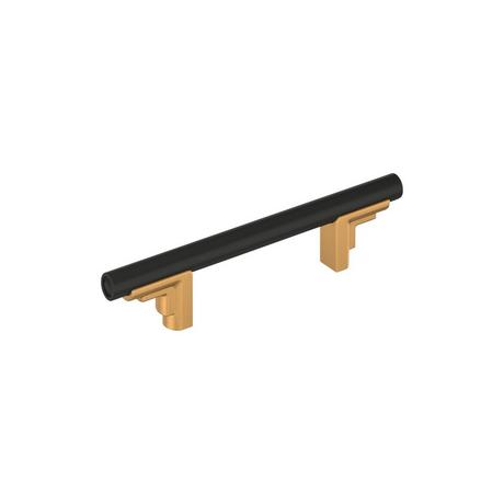 Anberlin Two Tone Cabinet Pull Matte Black
