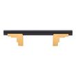 Anberlin Two Tone Cabinet Pull Matte Black, , large image number 7