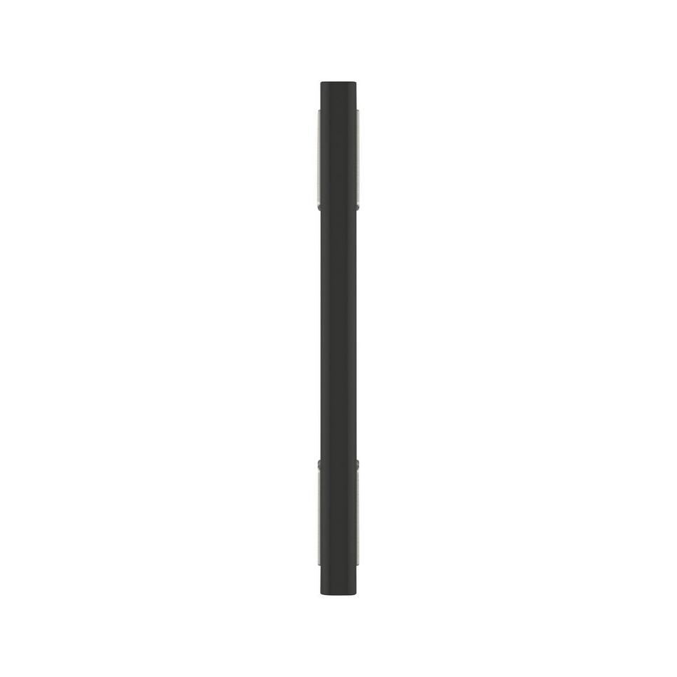 3-3/4" Anberlin Two Tone Cabinet Pull Matte Black - Satin Nickel, , large image number 1