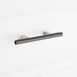 3-3/4" Anberlin Two Tone Cabinet Pull Matte Black - Satin Nickel, , large image number 5