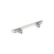 3-3/4" Anberlin Two Tone Cabinet Pull Matte White - Polished Chrome, , large image number 2