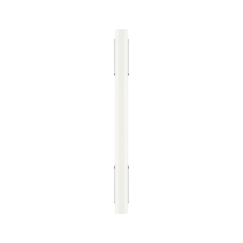 3-3/4" Anberlin Two Tone Cabinet Pull Matte White - Polished Chrome, , large image number 1
