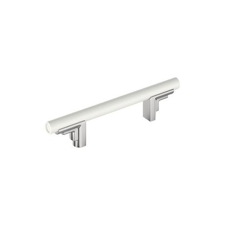 Anberlin Two Tone Cabinet Pull Matte White