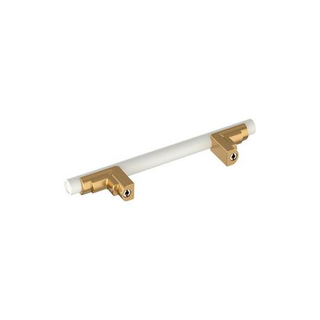 Anberlin Two Tone Cabinet Pull Matte White
