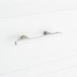 3-3/4" Anberlin Two Tone Cabinet Pull Matte White - Satin Nickel, , large image number 5