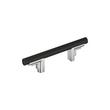 Anberlin Two Tone Cabinet Pull Matte Black, , large image number 2