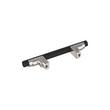 3" Anberlin Two Tone Cabinet Pull Matte Black - Polished Nickel, , large image number 3