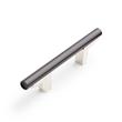 3" Anberlin Two Tone Cabinet Pull Matte Black - Polished Nickel, , large image number 0