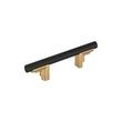 Anberlin Two Tone Cabinet Pull Matte Black, , large image number 1