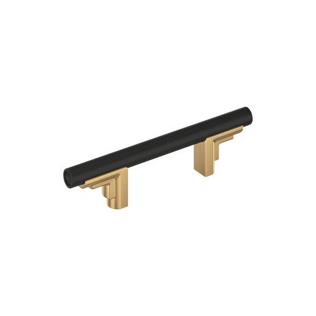 Anberlin Two Tone Cabinet Pull Matte Black