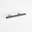 3" Anberlin Two Tone Cabinet Pull Matte Black - Champagne Bronze, , large image number 5