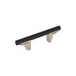 Anberlin Two Tone Cabinet Pull Matte Black, , large image number 3