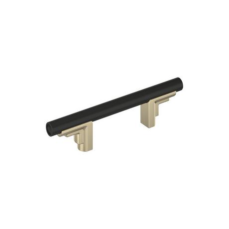 Anberlin Two Tone Cabinet Pull Matte Black