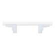 3" Anberlin Two Tone Cabinet Pull Matte White - Polished Chrome, , large image number 2