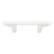 3" Anberlin Two Tone Cabinet Pull Matte White - Polished Nickel, , large image number 2