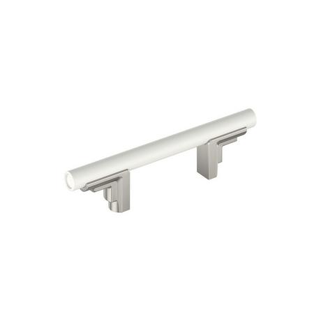 Anberlin Two Tone Cabinet Pull Matte White