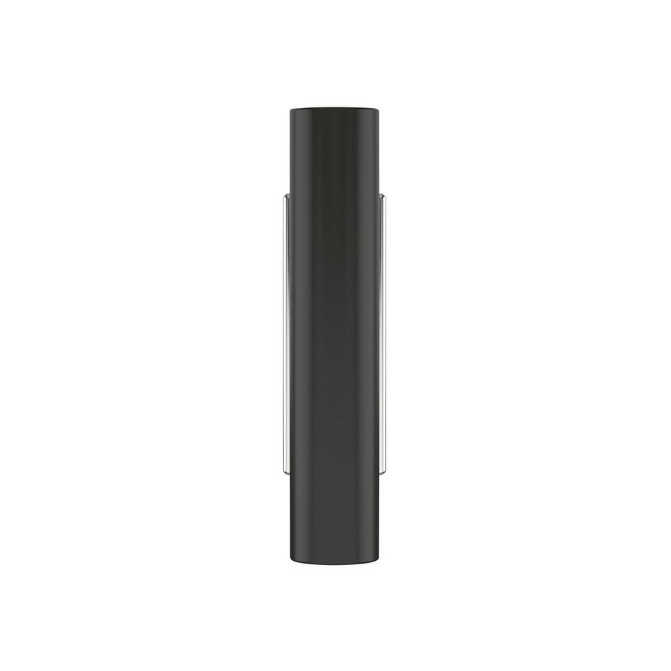Anberlin T-Shaped Two Tone Cabinet Knob Matte Black - Polished Chrome, , large image number 1