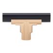 Anberlin T-Shaped Two Tone Cabinet Knob Matte Black - Champagne Bronze, , large image number 2