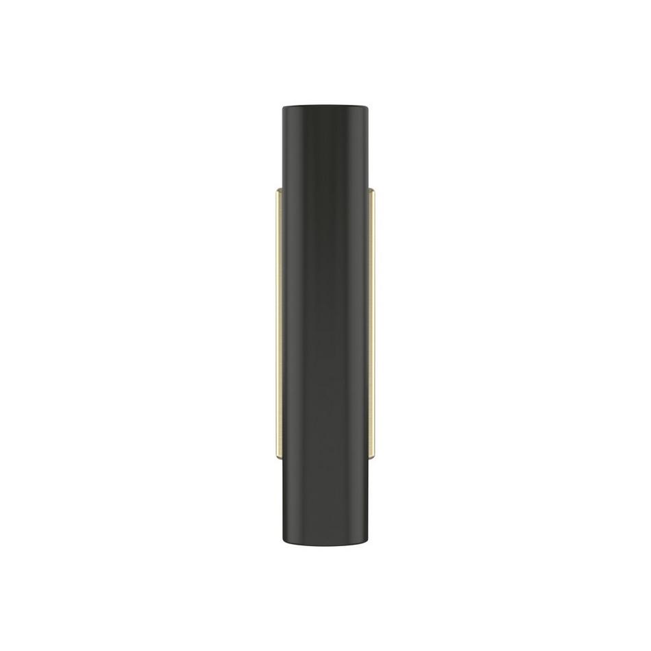 Anberlin T-Shaped Two Tone Cabinet Knob Matte Black - Golden Champagne, , large image number 1