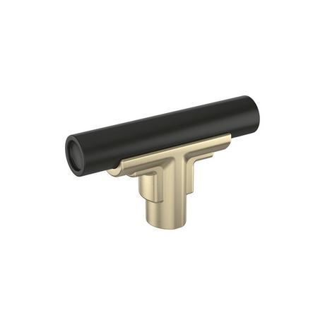 Anberlin T-Shaped Two Tone Cabinet Knob Matte Black