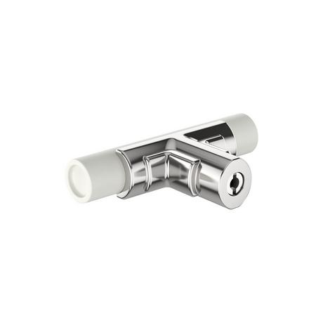 Anberlin T-Shaped Two Tone Cabinet Knob Matte White