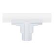 Anberlin T-Shaped Two Tone Cabinet Knob Matte White - Polished Chrome, , large image number 2