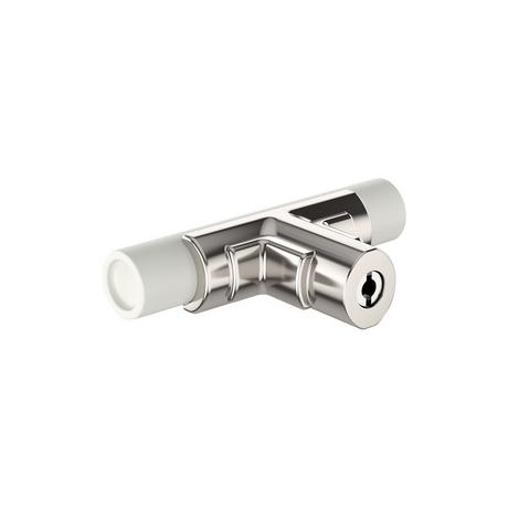 Anberlin T-Shaped Two Tone Cabinet Knob Matte White