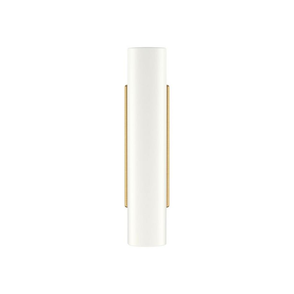 Anberlin T-Shaped Two Tone Cabinet Knob Matte White - Champagne Bronze, , large image number 1