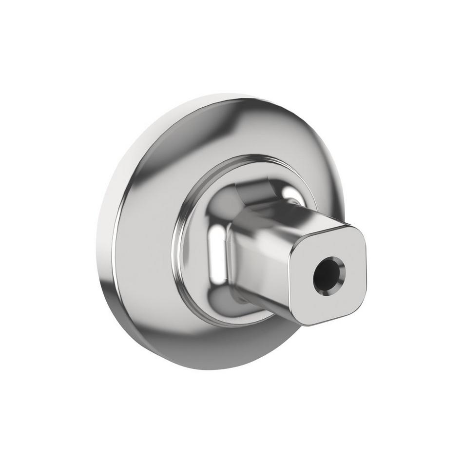 Anberlin Round Two Tone Cabinet Knob Matte Black - Polished Chrome, , large image number 2