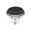 Anberlin Round Two Tone Cabinet Knob Matte Black, , large image number 2