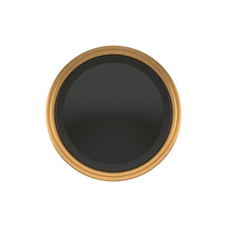 Anberlin Round Two Tone Cabinet Knob Matte Black