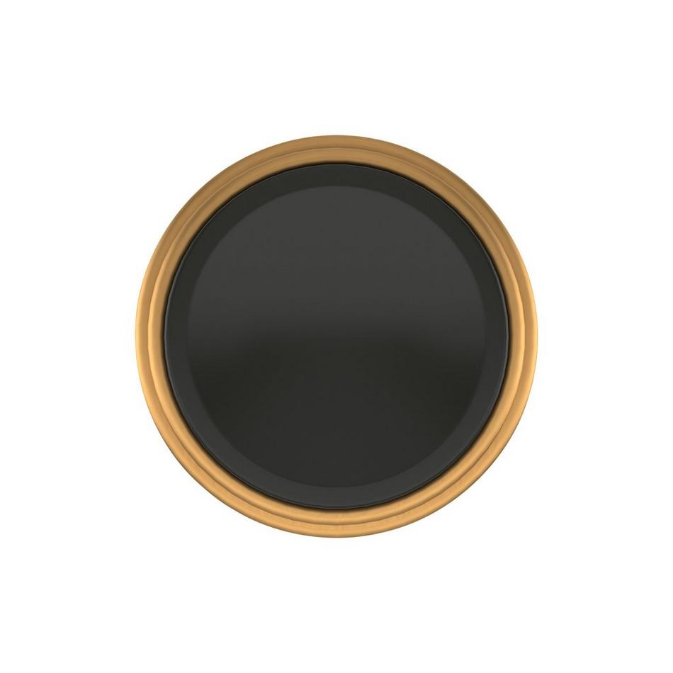 Anberlin Round Two Tone Cabinet Knob Matte Black, , large image number 6