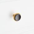 Anberlin Round Two Tone Cabinet Knob Matte Black, , large image number 8