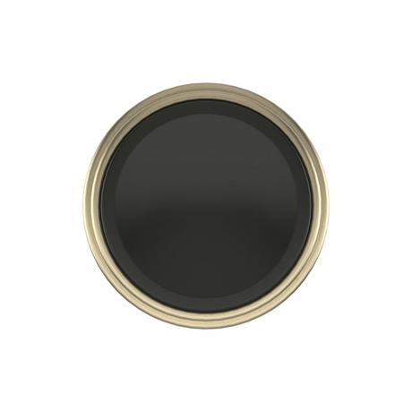 Anberlin Round Two Tone Cabinet Knob Matte Black