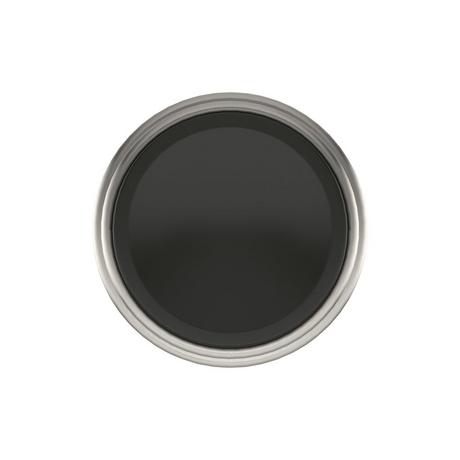 Anberlin Round Two Tone Cabinet Knob Matte Black