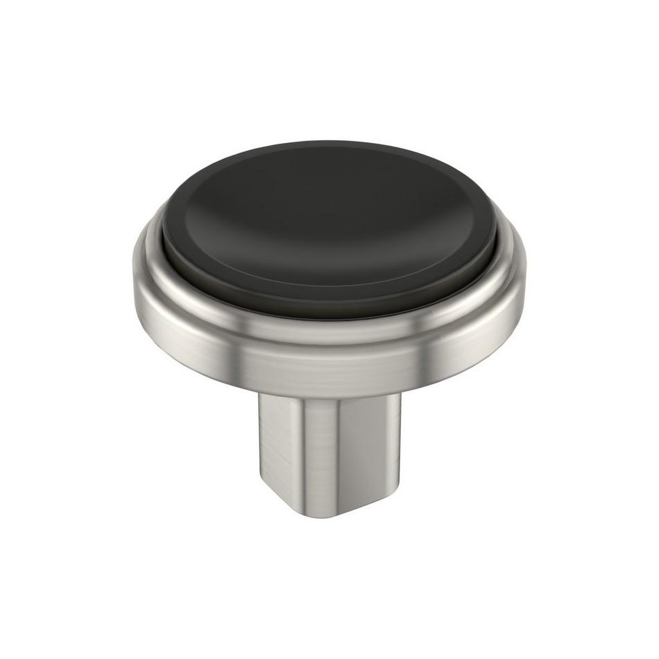 Anberlin Round Two Tone Cabinet Knob Matte Black, , large image number 5