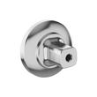 Anberlin Round Two Tone Cabinet Knob Matte White - Polished Chrome, , large image number 2