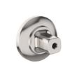 Anberlin Round Two Tone Cabinet Knob Matte White - Polished Nickel, , large image number 2
