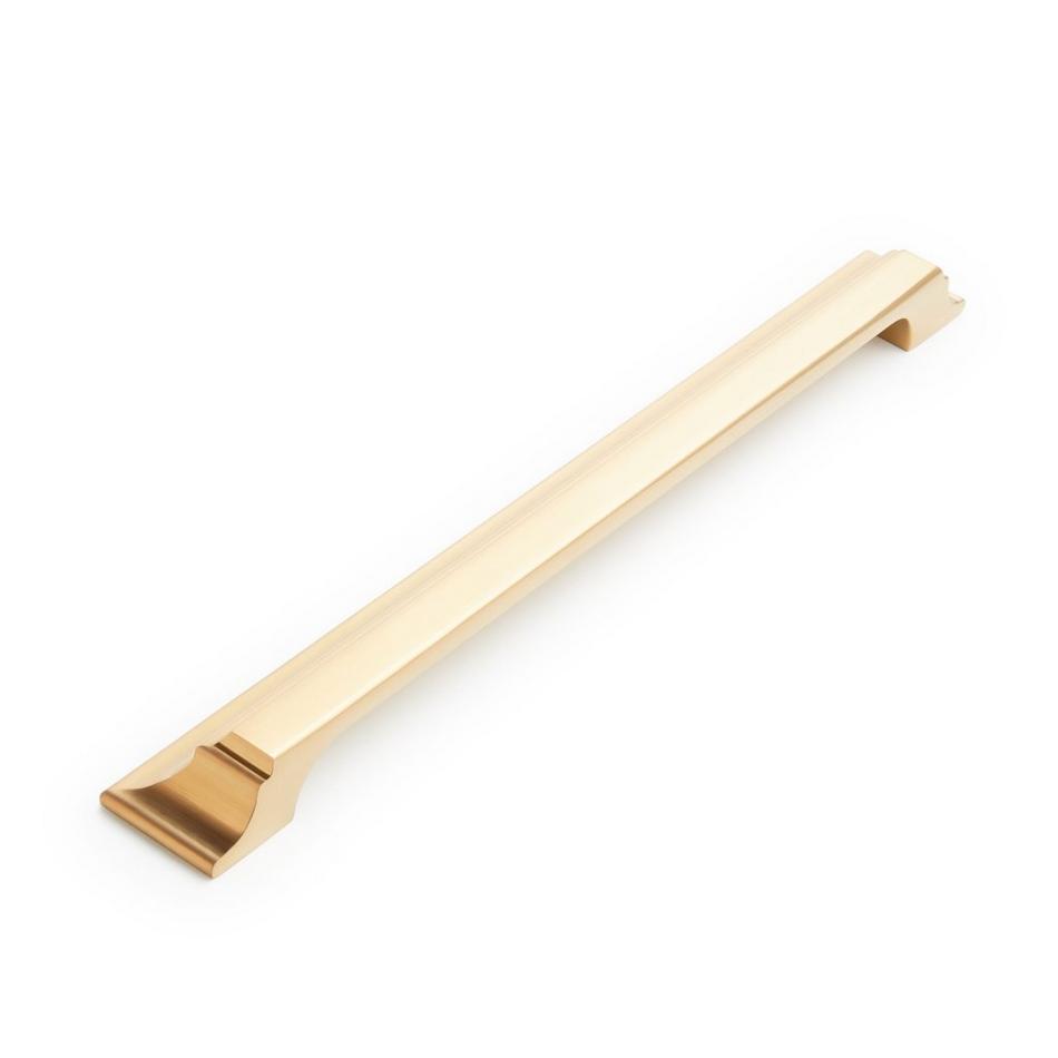 8-13/16" Gilderoy Oversized Cup Pull - Brushed Gold, , large image number 0