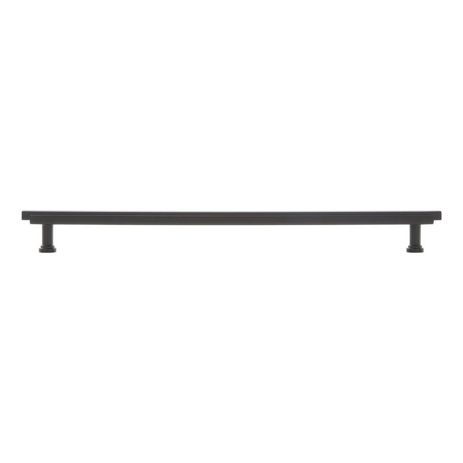 12-5/8" Gilderoy Oversized Cabinet Bar Pull - Matte Black, , large image number 2